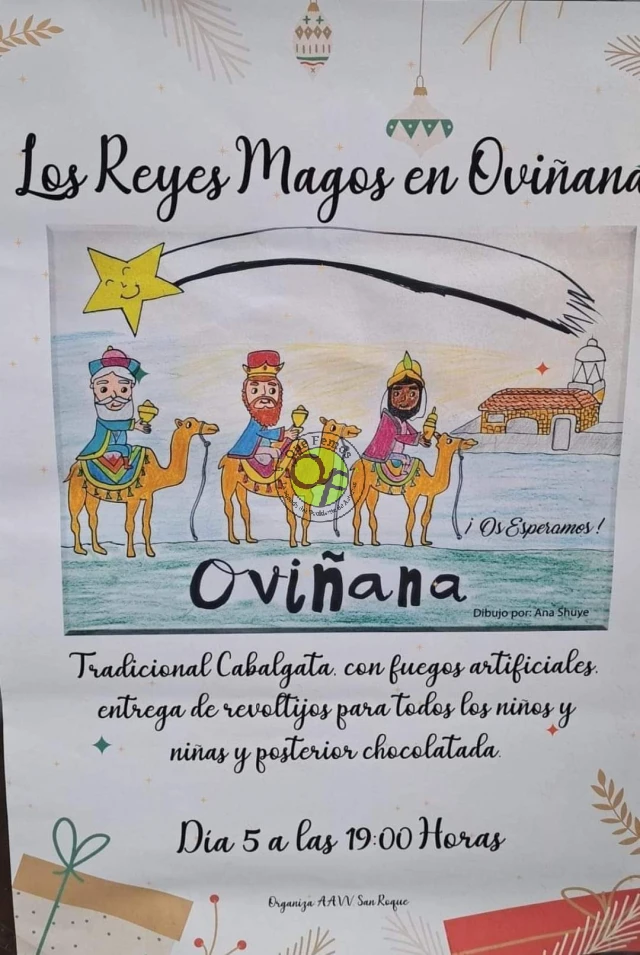Cabalgata de los Reyes Magos 2024 en Oviñana