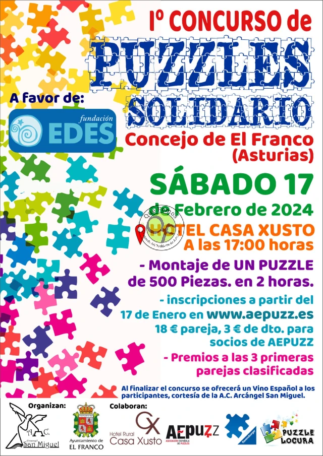 I Concurso de Puzzles Solidario en El Franco