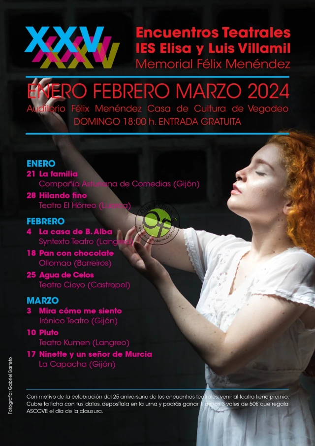 Encuentros Teatrales IES Elisa y Luis Villamil 2024 en Vegadeo