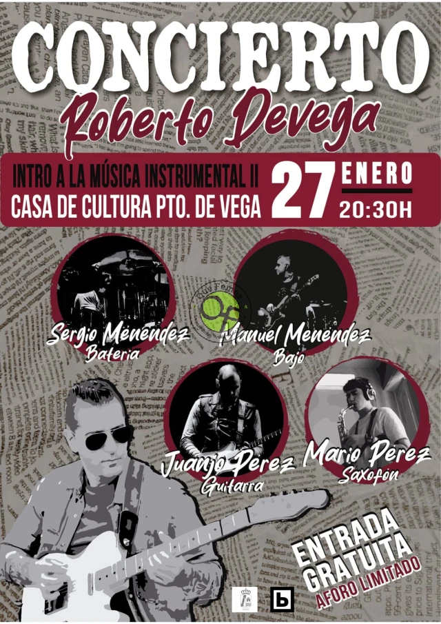 Concierto de Roberto Devega en Puerto de Vega