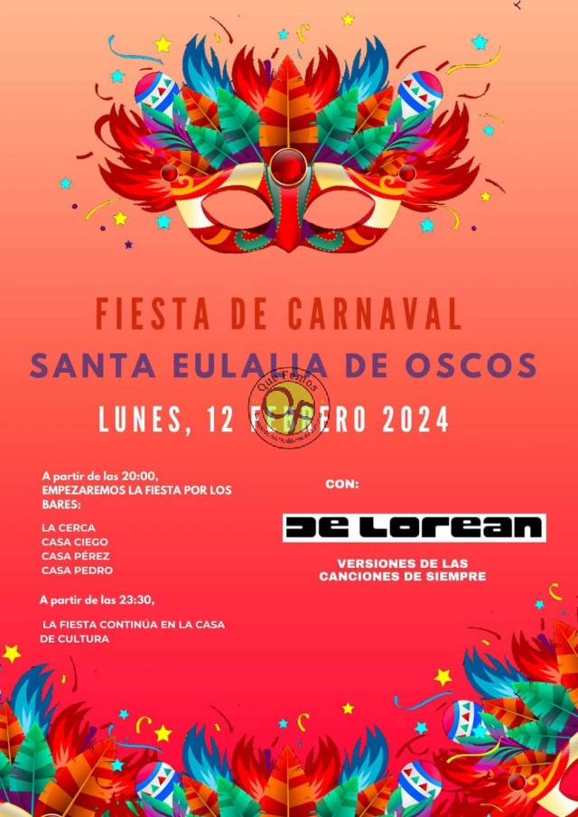 Fiesta de Carnaval 2024 en Santalla de Oscos