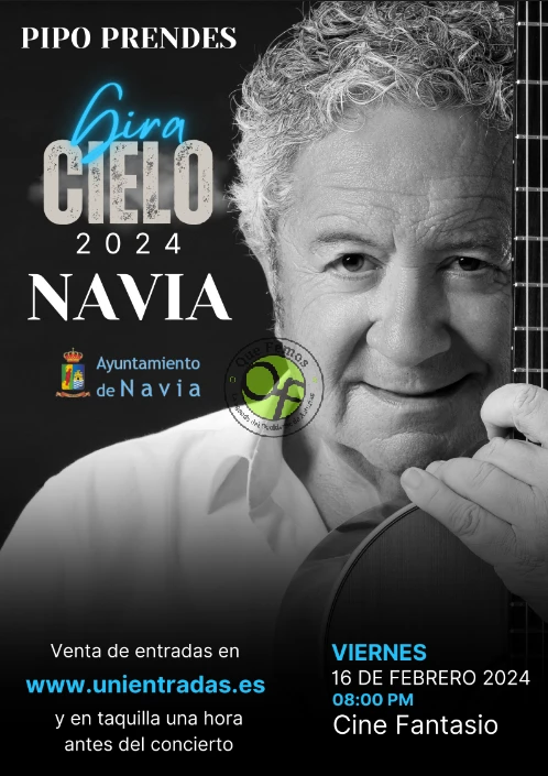 El gran Pipo Prendes ofrece un concierto en Navia
