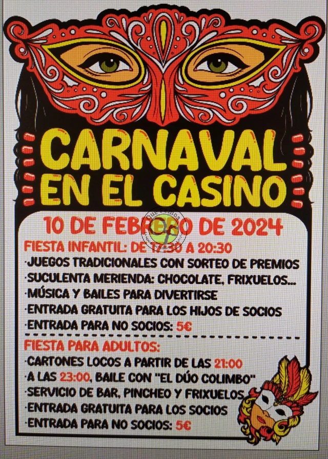 Carnaval 2024 en el Casino de Puerto de Vega