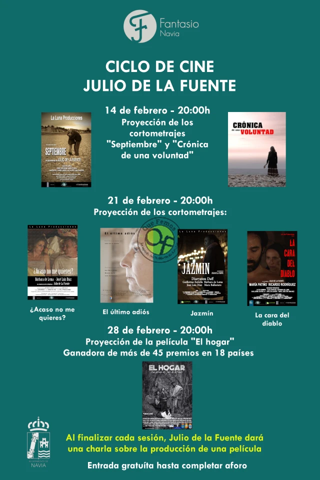 Ciclo de Cine Julio de la Fuente en Navia