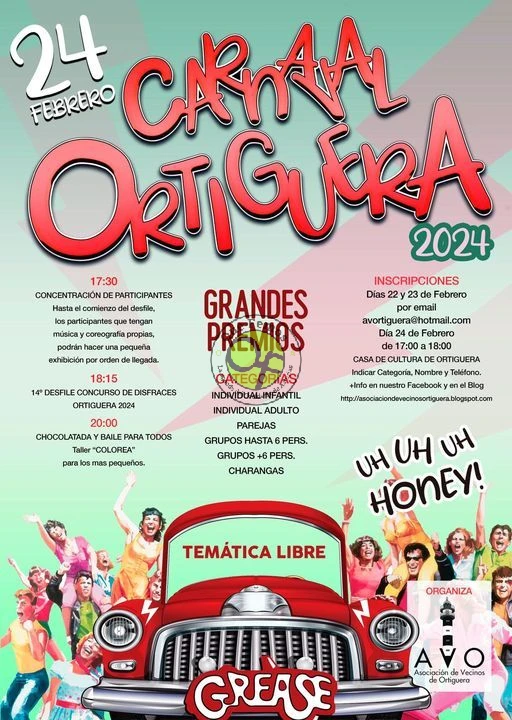 Carnaval 2024 en Ortiguera