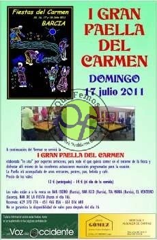 I Gran Paella del Carmen en Barcia 2011