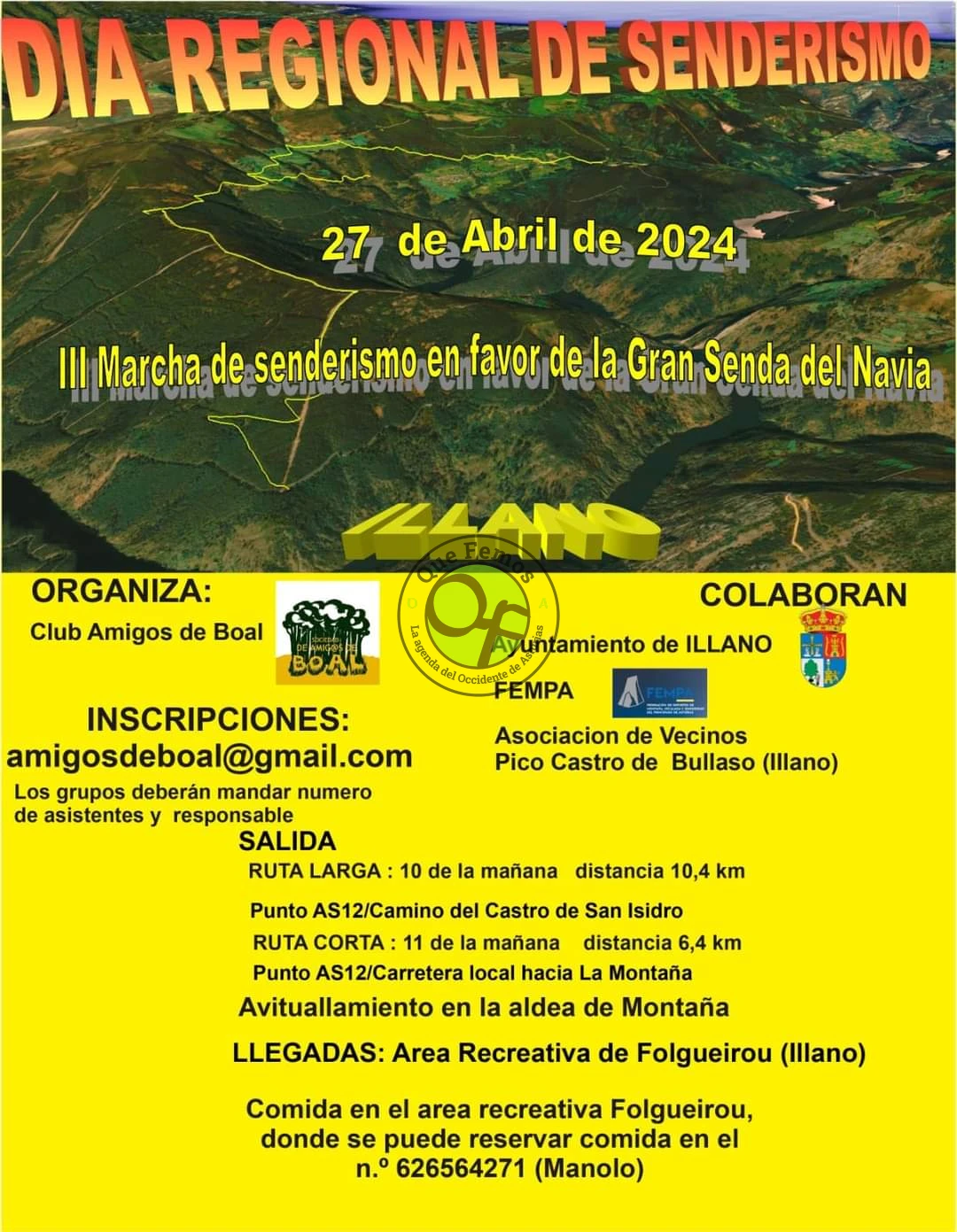Día Regional de Senderismo 2024 en Illano