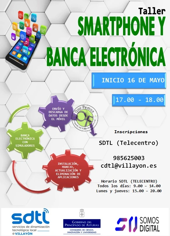 Taller Smartphone y Banca Electrónica en Villayón