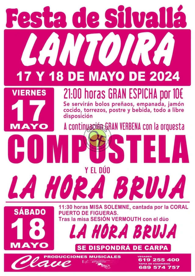 Festa de Silvallá 2024 en Lantoira