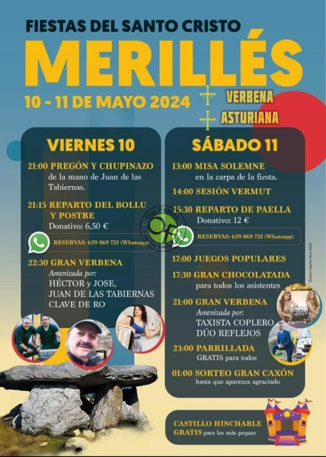 Fiestas del Santo Cristo 2024 en Merillés