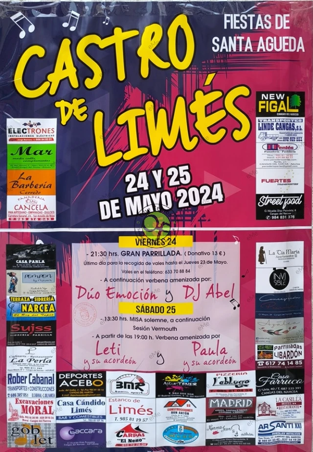 Fiestas de Santa Águeda en Castro de Limés 2024