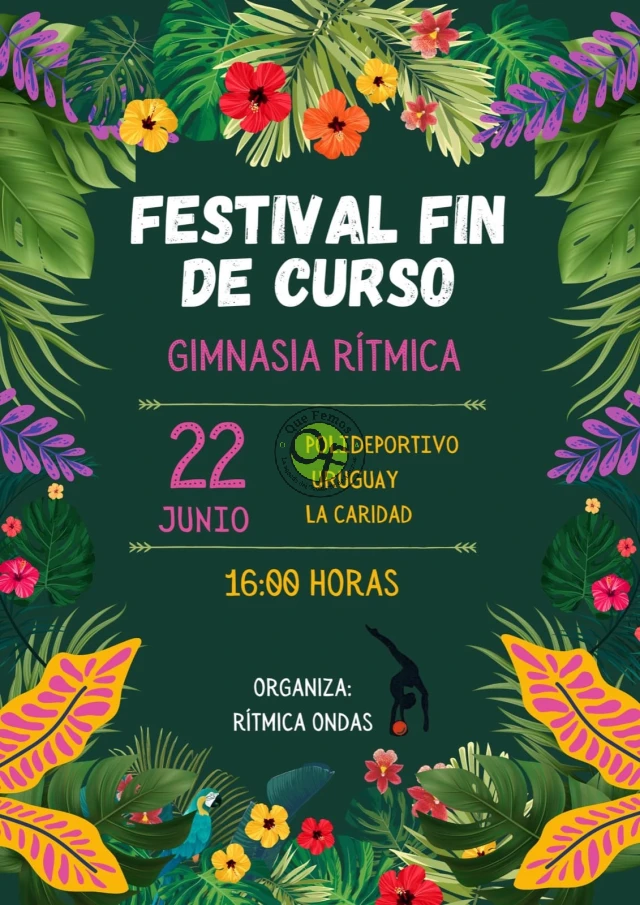 Festival Fin de Curso de Gimnasia Rítmica en A Caridá