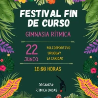 Festival Fin de Curso de Gimnasia Rítmica en A Caridá