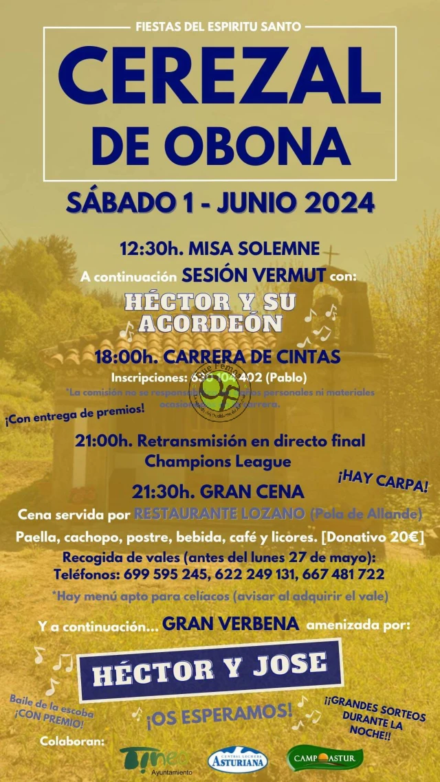 Fiesta del Espíritu Santo 2024 en Cerezal de Obona