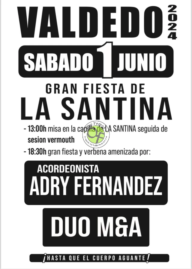 Fiesta de La Santina en Valdedo 2024
