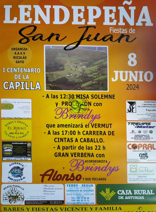 Fiesta de San Juan 2024 en Lendepeña