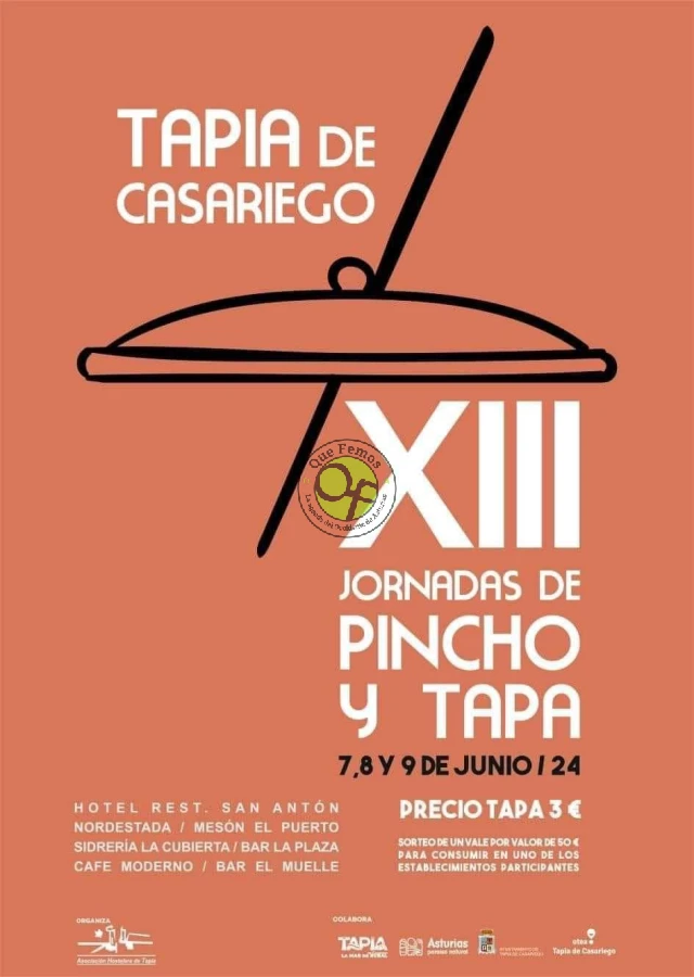 Jornadas de Pincho y Tapa en Tapia de Casariego 2024
