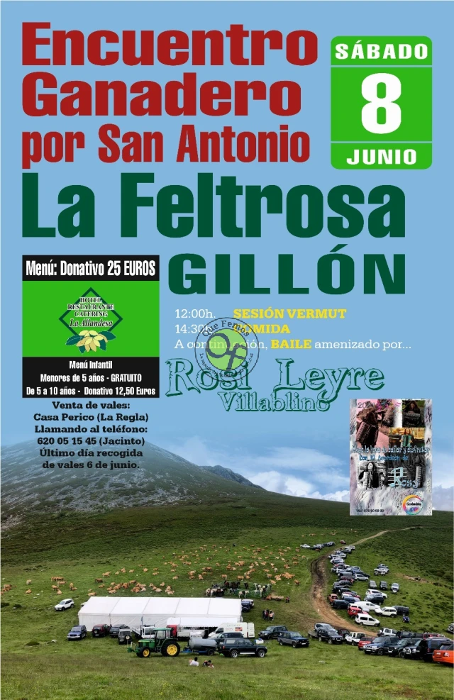 Encuentro ganadero  por San Antonio 2024 en La Feltrosa Gillón