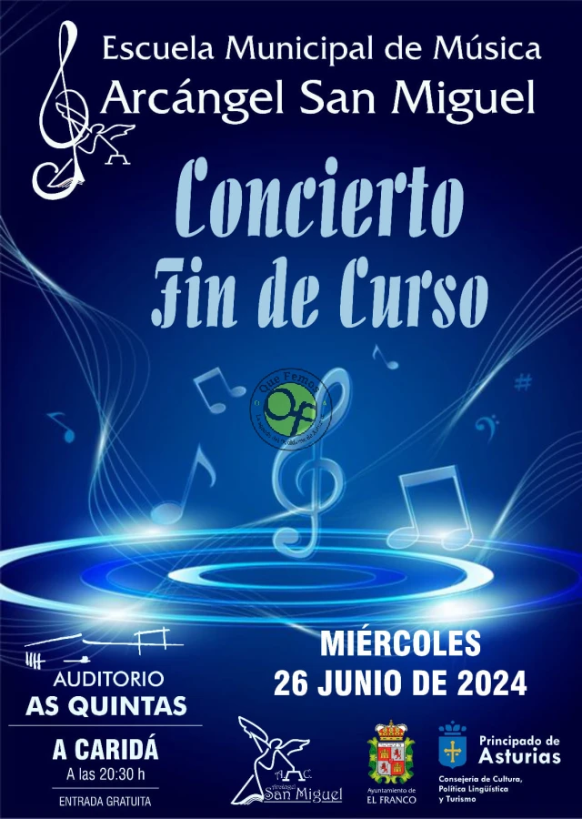 Concierto de Fin de Curso 2024 de la Escuela Municipal de Música Arcángel San Miguel