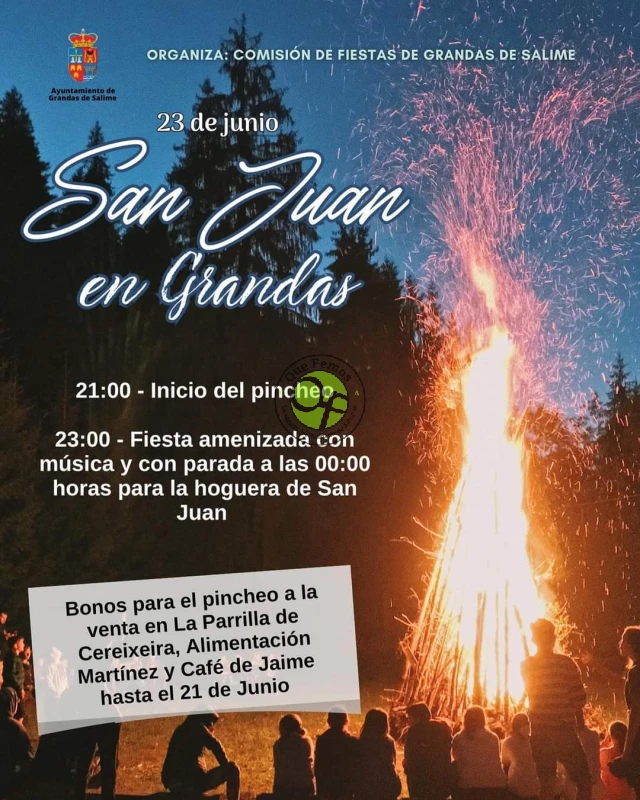 Noche de San Juan en Grandas de Salime 2024