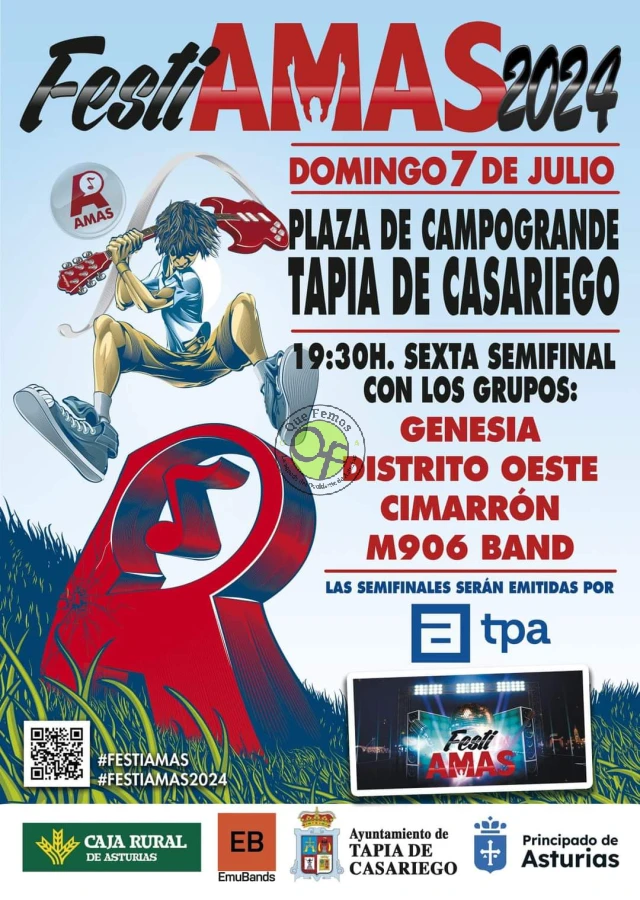 FestiAMAS 2024 llega a Tapia de Casariego con la sexta semifinal
