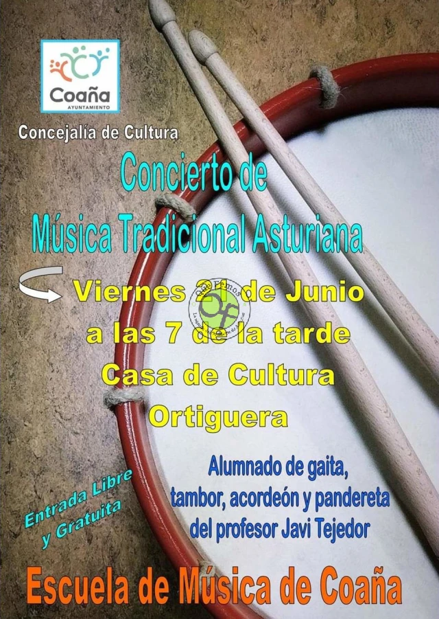 Concierto de Música Tradicional Asturiana en Ortiguera