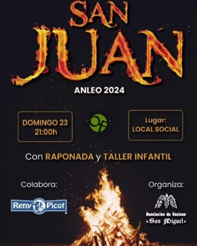 Noche de San Juan 2024 en Anleo
