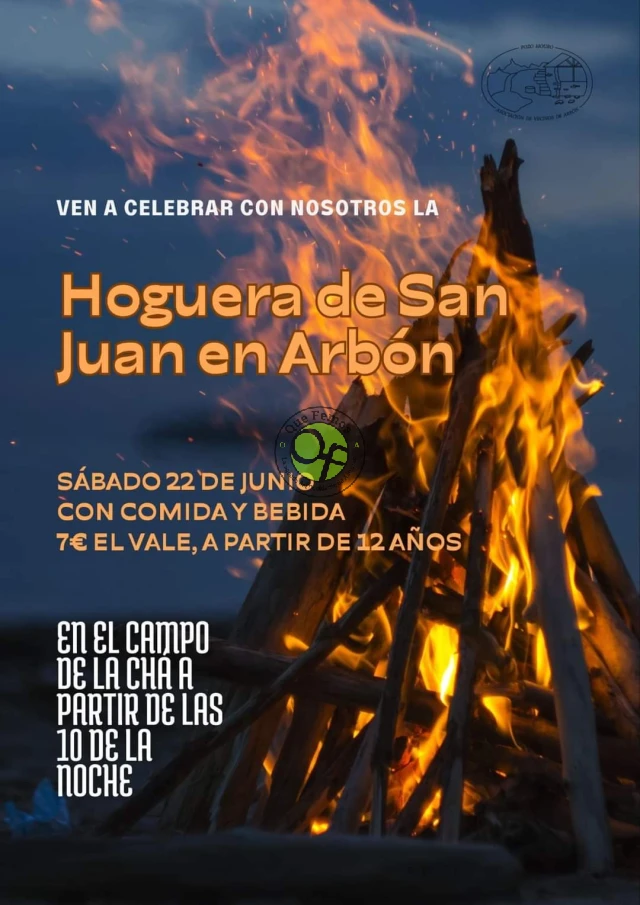 Hoguera de San Juan 2024 en Arbón