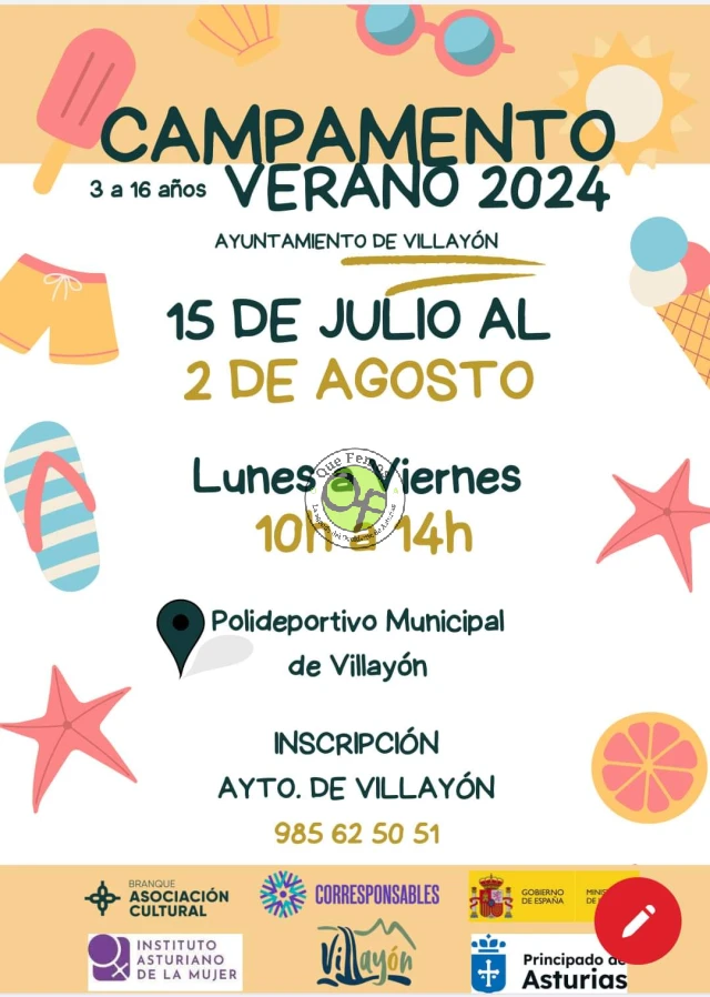 Campamento de Verano 2024 en Villayón