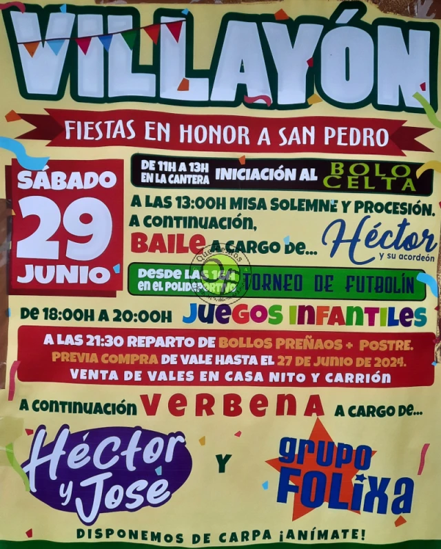 Fiestas de San Pedro 2024 en Villayón