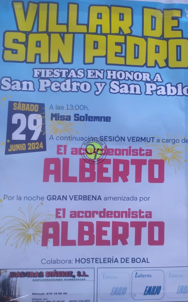 Fiesta de San Pedro 2024 en Villar de San Pedro