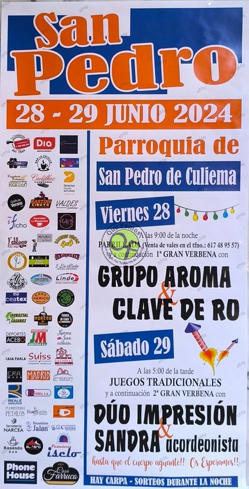 Fiestas de San Pedro 2024 en San Pedro de Culiema