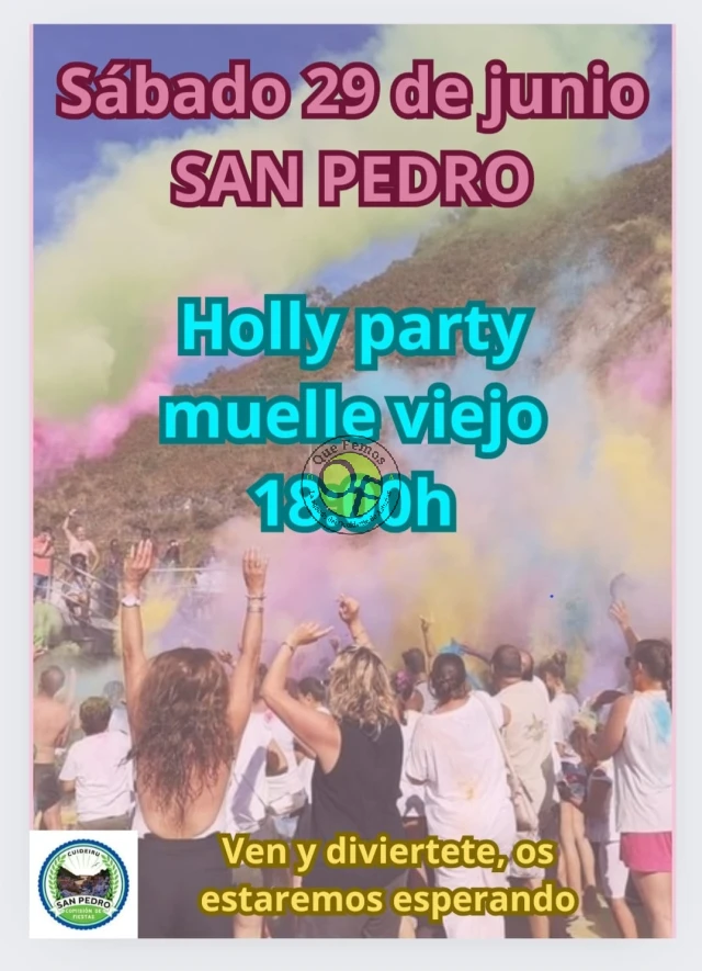 Cudillero se pinta de colores con una gran Holly Party