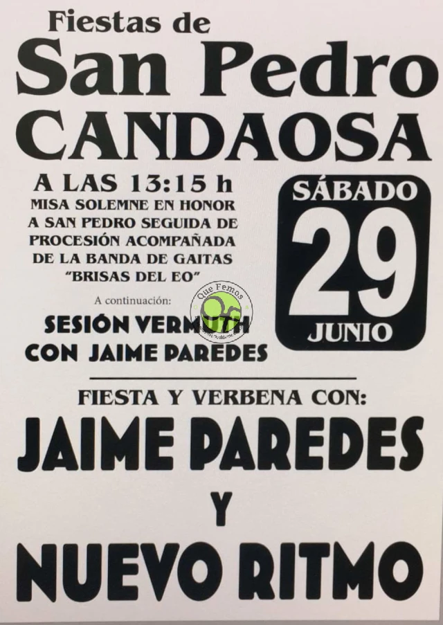 Fiesta de San Pedro 2024 en Candosa