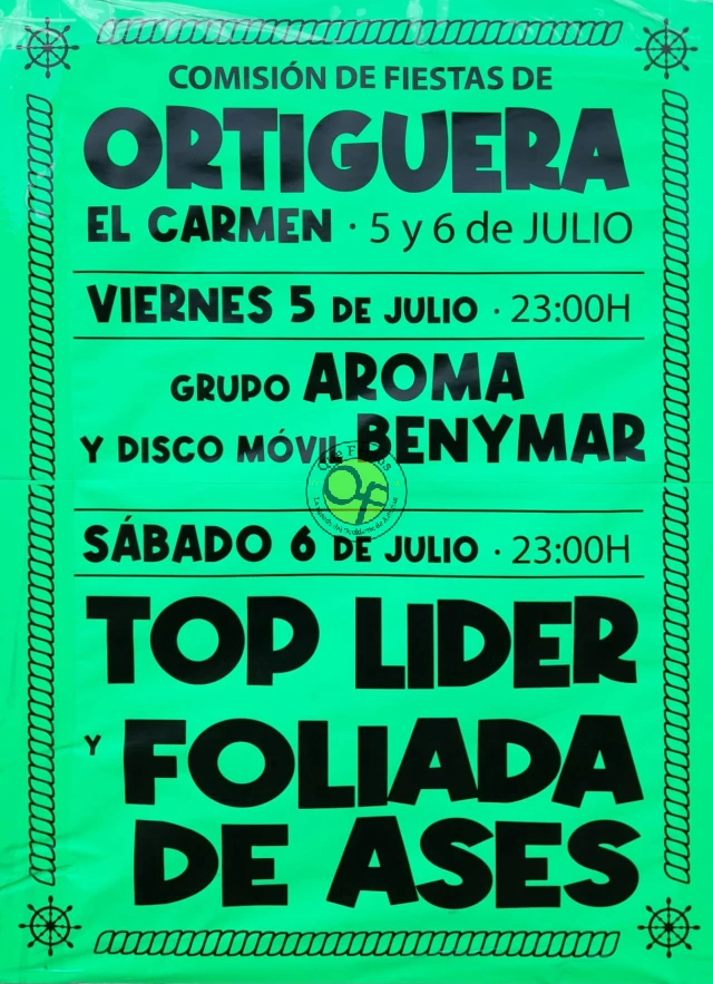 Fiestas del Carmen 2024 en Ortiguera