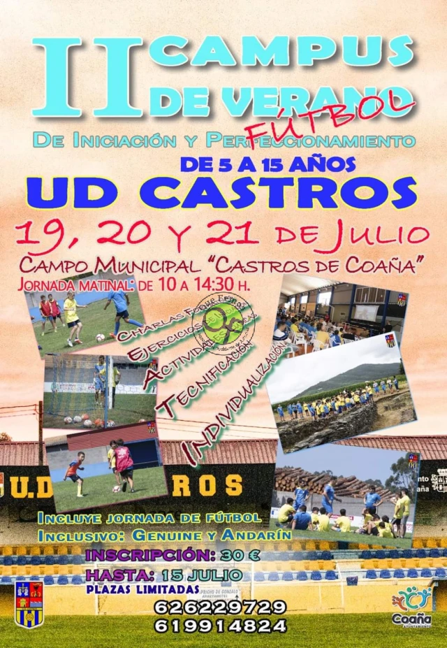II Campus de Verano de la U.D. Los Castros de Coaña