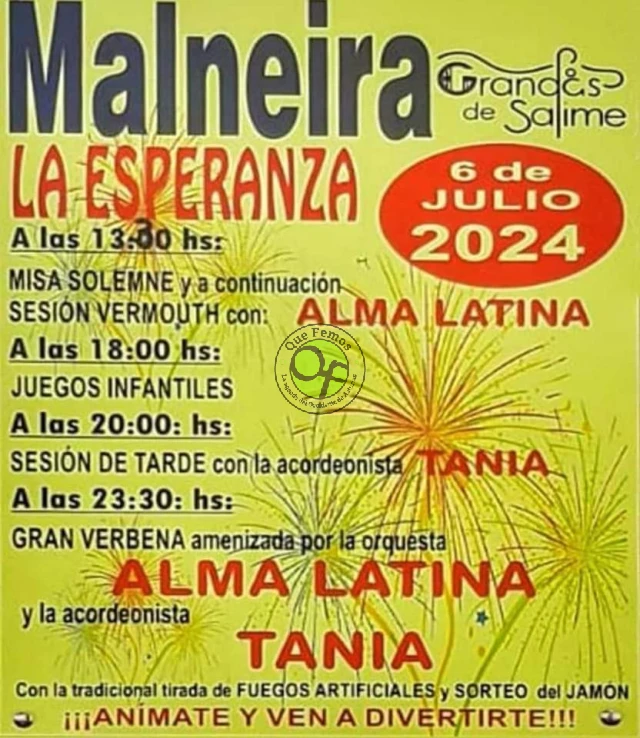 Fiesta de la Esperanza 2024 en Malneira