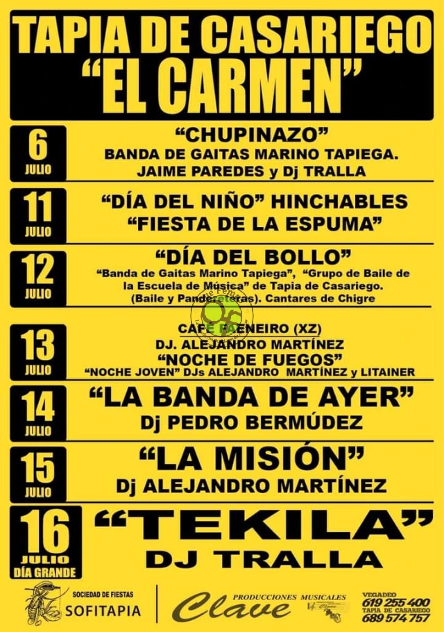 Fiestas del Carmen 2024 en Tapia de Casariego