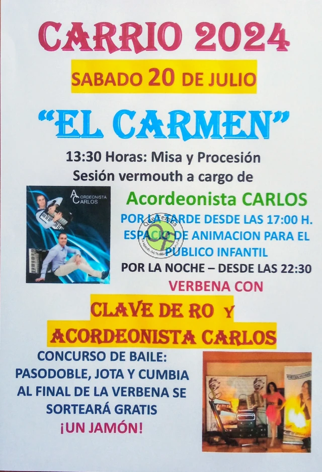 Fiesta del Carmen 2024 en Carrio