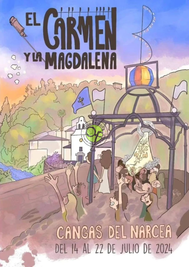 Fiestas del Carmen y la Magdalena en Cangas del Narcea 2024