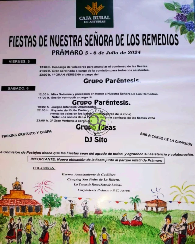  Fiestas de Nuestra Señora de los Remedios 2024 en Prámaro 
