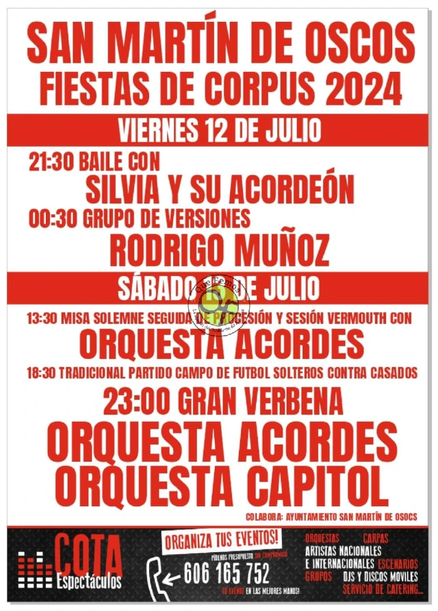 Fiestas de Corpus en San Martín de Oscos 2024