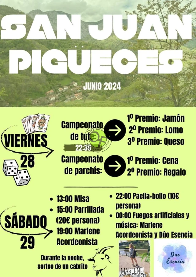 Fiestas de San Juan en Pigueces 2024