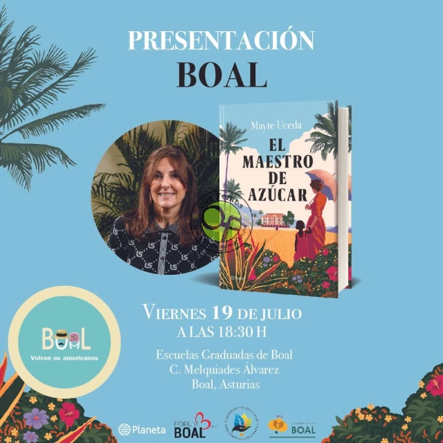 Mayte Uceda visitará Boal para presentar su magnífica novela 