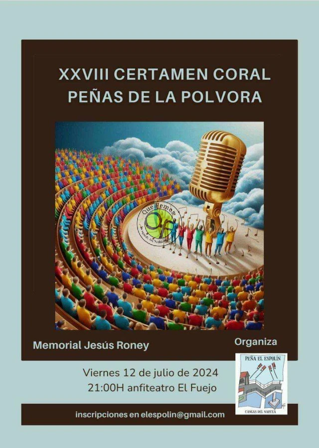 XXVIII Certamen Coral Peñas de la Pólvora 2024-Memorial Jesús Roney en Cangas