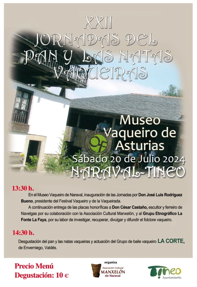Jornadas del Pan y las Natas Vaqueiras 2024 en el Museo Vaqueiro de Asturias