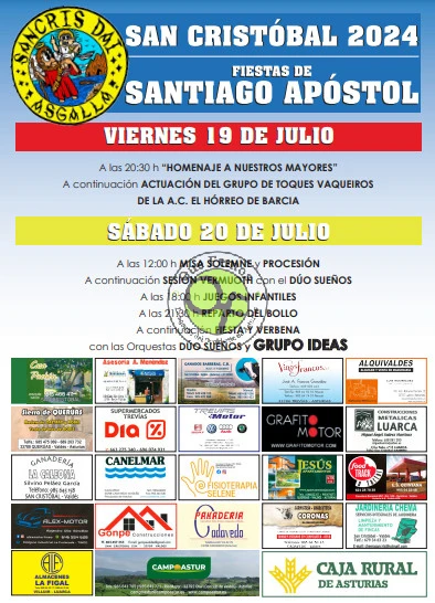 Fiestas de Santiago Apóstol en San Cristóbal 2024