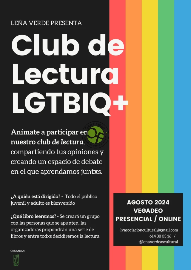 Club de Lectura LGTIBQ+ en Vegadeo