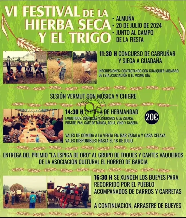 Festival de la Hierba Seca y el Trigo en Almuña 2024