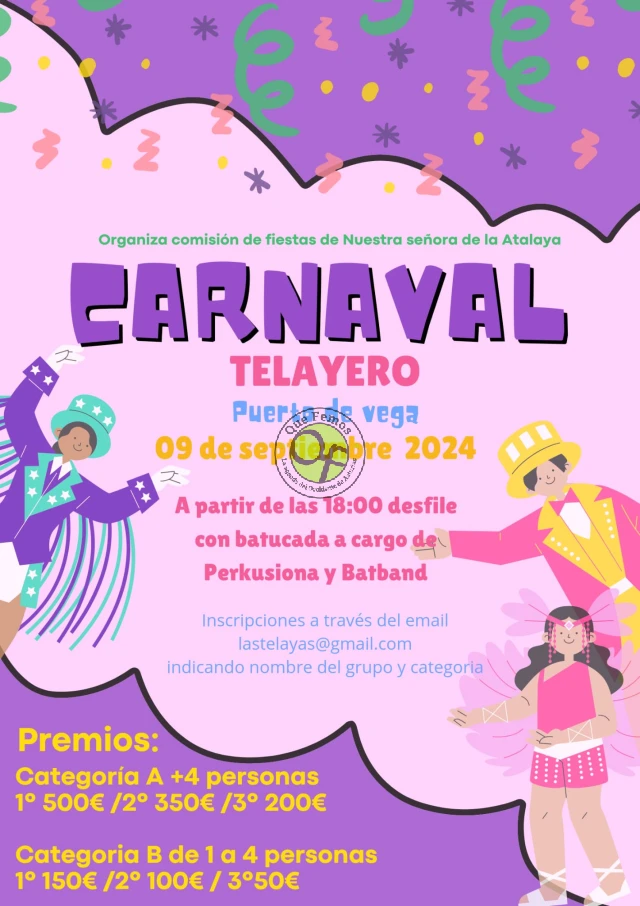 Carnaval Telayero 2024 en Puerto de Vega